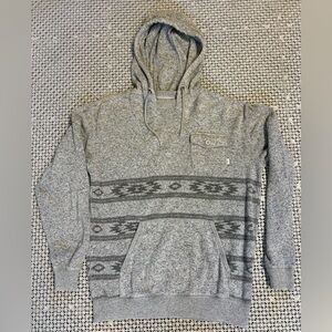 Vans Heather Gray Knit Hooded Sweatshirt